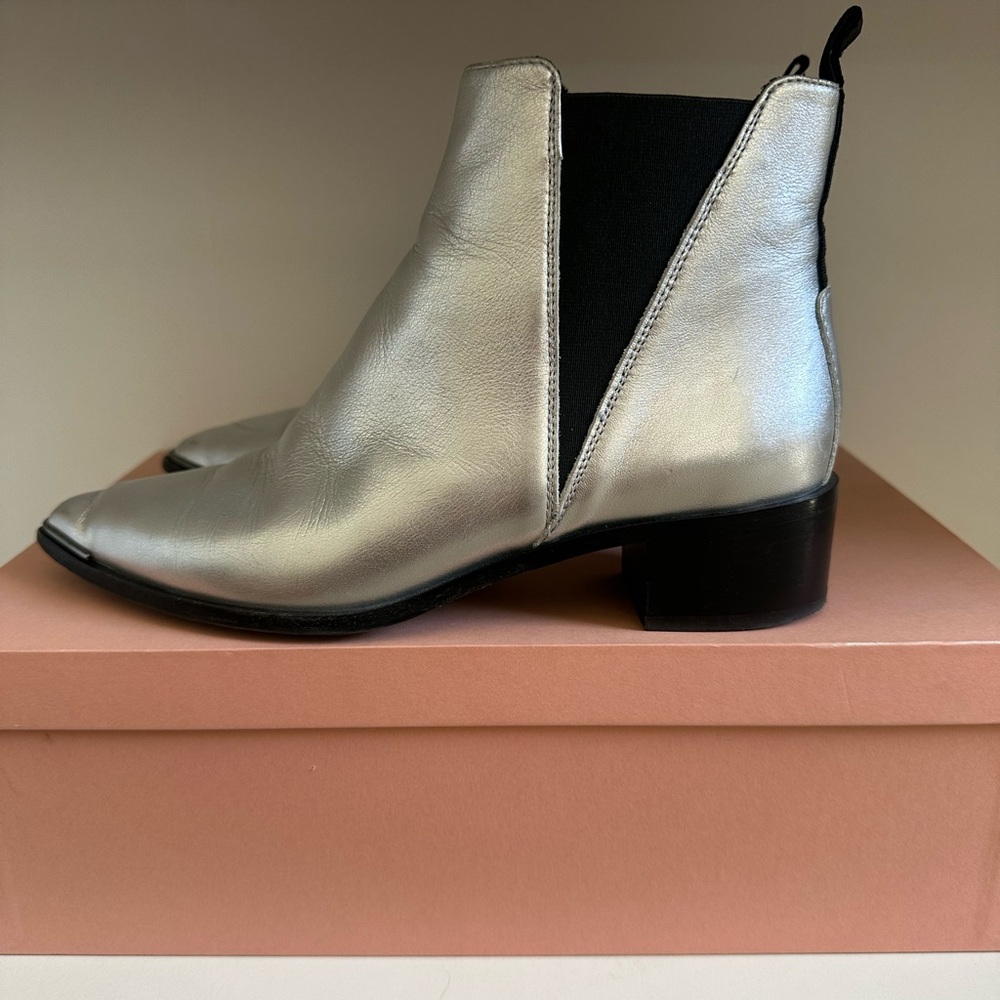 Silver Ankle Boots - image 2